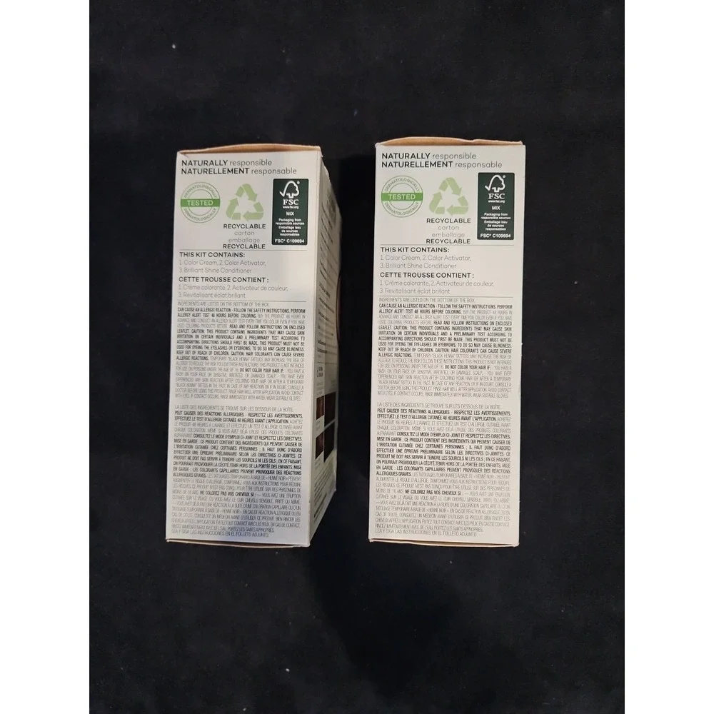 2 Clairol Natural Instincts Hair Color Dye 6 Light Brown All Natural Vegan NEW - Picture 5 of 8